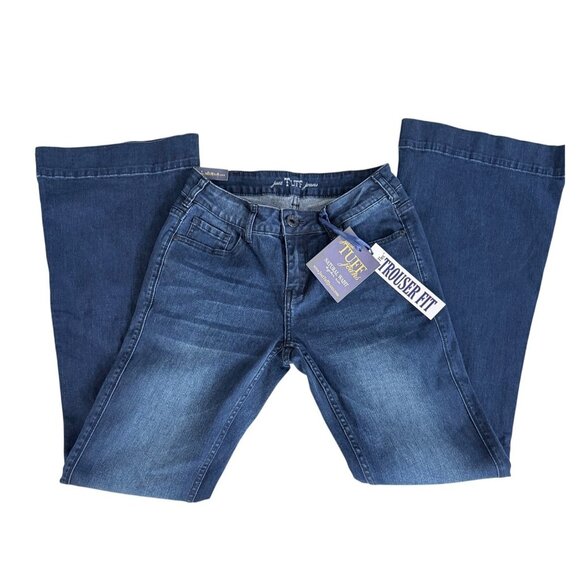Just Tuff Jeans Flare‎ Leg Denim Trousers Womens 27 Regular - Picture 4 of 13